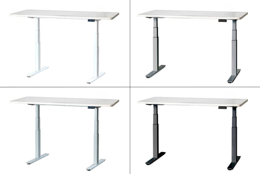 QualGear smart standing desk frame dual motor electric tabletop not included.