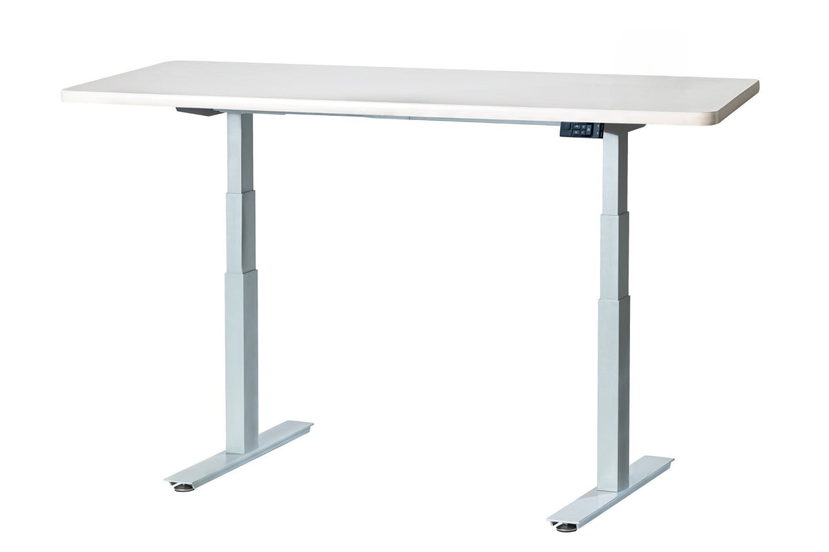 QualGear smart standing desk frame dual motor electric tabletop not included.