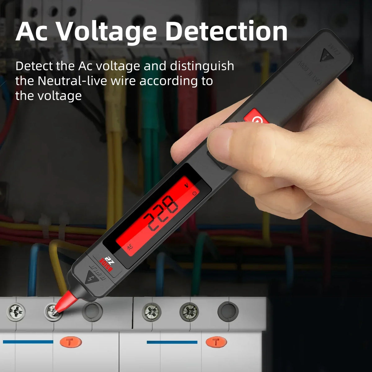BSIDE Z2 AC Voltage Tester Pen with Leakage Detection