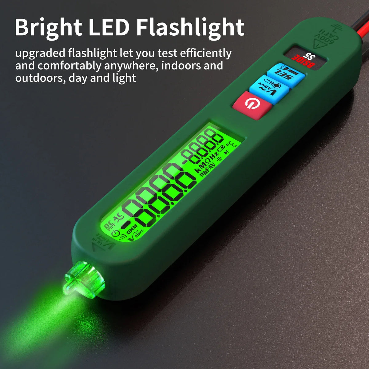 BSIDE S5 Smart USB Voltage Tester with T-RMS & NCV