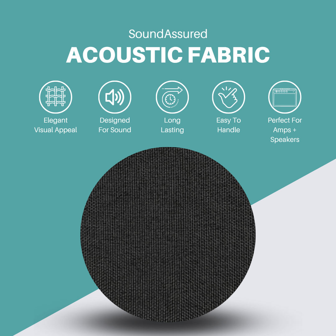 TruWeave™ Acoustic Fabric by SoundAssured - Single Layer (100% Acoustically Transparent)