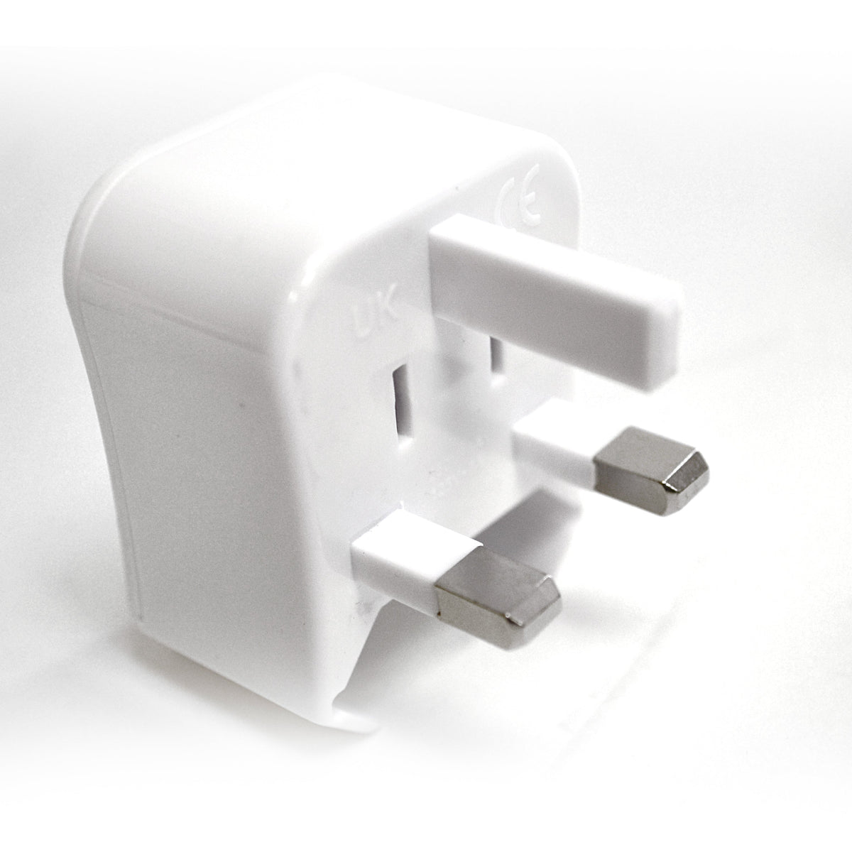 Ceptics 3pc International Travel Plug Adapter Kit (White), Non-grounded (UP-3K-WHT)
