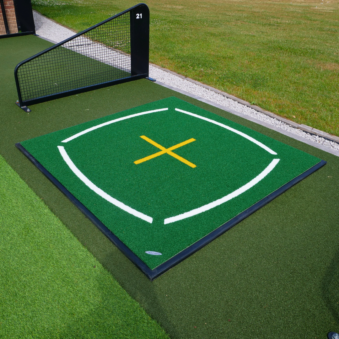 GolfBays Academy Hitting Mat - 4'11 x 4'11