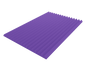 3 Inch Acoustic Foam Wedge Style Panels - 13 Color Options