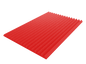 3 Inch Acoustic Foam Wedge Style Panels - 13 Color Options