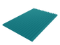 3 Inch Acoustic Foam Wedge Style Panels - 13 Color Options