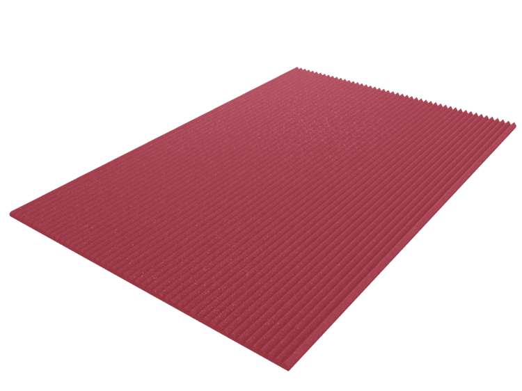 1 Inch Acoustic Foam Wedge Style Panels - 13 Color Options