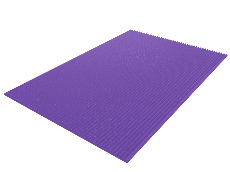 1 Inch Acoustic Foam Wedge Style Panels - 13 Color Options