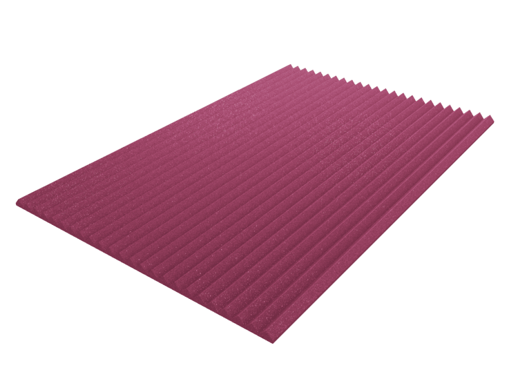 2 Inch Acoustic Foam Wedge Style Panels - 13 Color Options