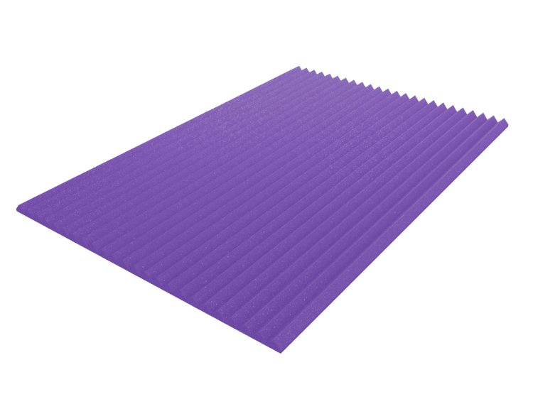 2 Inch Acoustic Foam Wedge Style Panels - 13 Color Options