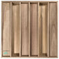 Wood Acoustic Diffuser Panel | Solid Paulownia Wood Sound Diffuser for Studios & Home Theaters