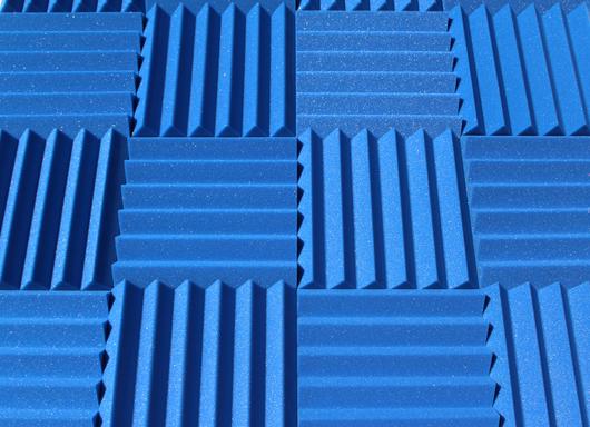 Easy Mount Acoustic Foam Kit - 12x12x2" Acoustic Foam Panels With Adhesive - Wedge Style - 4 Pack