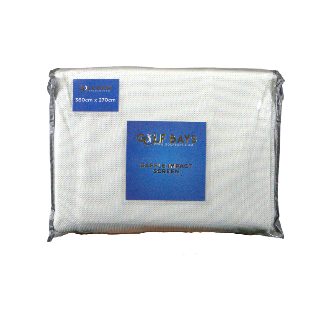 GolfBays Close Knit Baffle Simulator Impact Screen