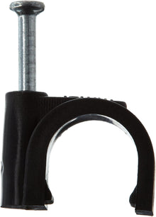 Angled detail of one black clip with nail; passes 1000px bar on both edges. Owner Amazon gallery ass