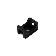 QualGear 15 x 10 mm cable tie mount saddles black 100 pack, with included hardware.