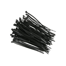 QualGear 8 in self-locking cable ties black 100 pack.