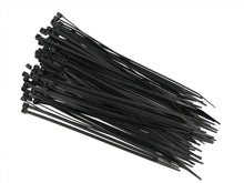 QualGear 14 in self-locking cable ties black 100 pack.