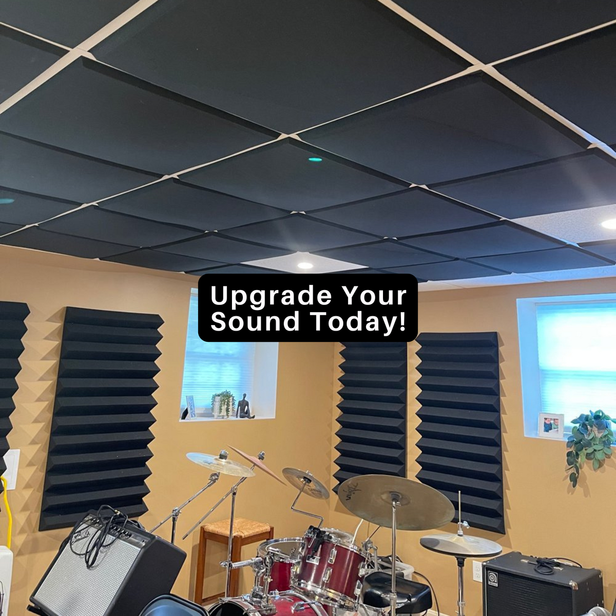 Acoustic Foam Drop Ceiling Tiles