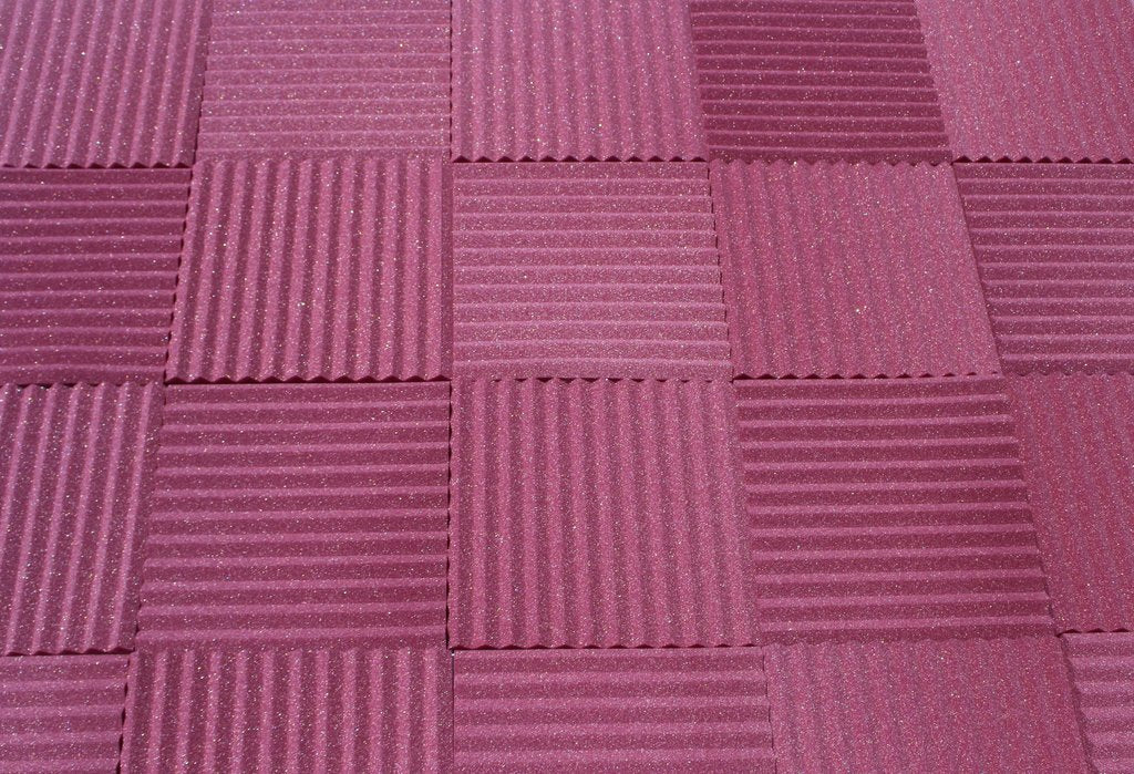 1 Inch Acoustic Foam Wedge Style Panels - 13 Color Options