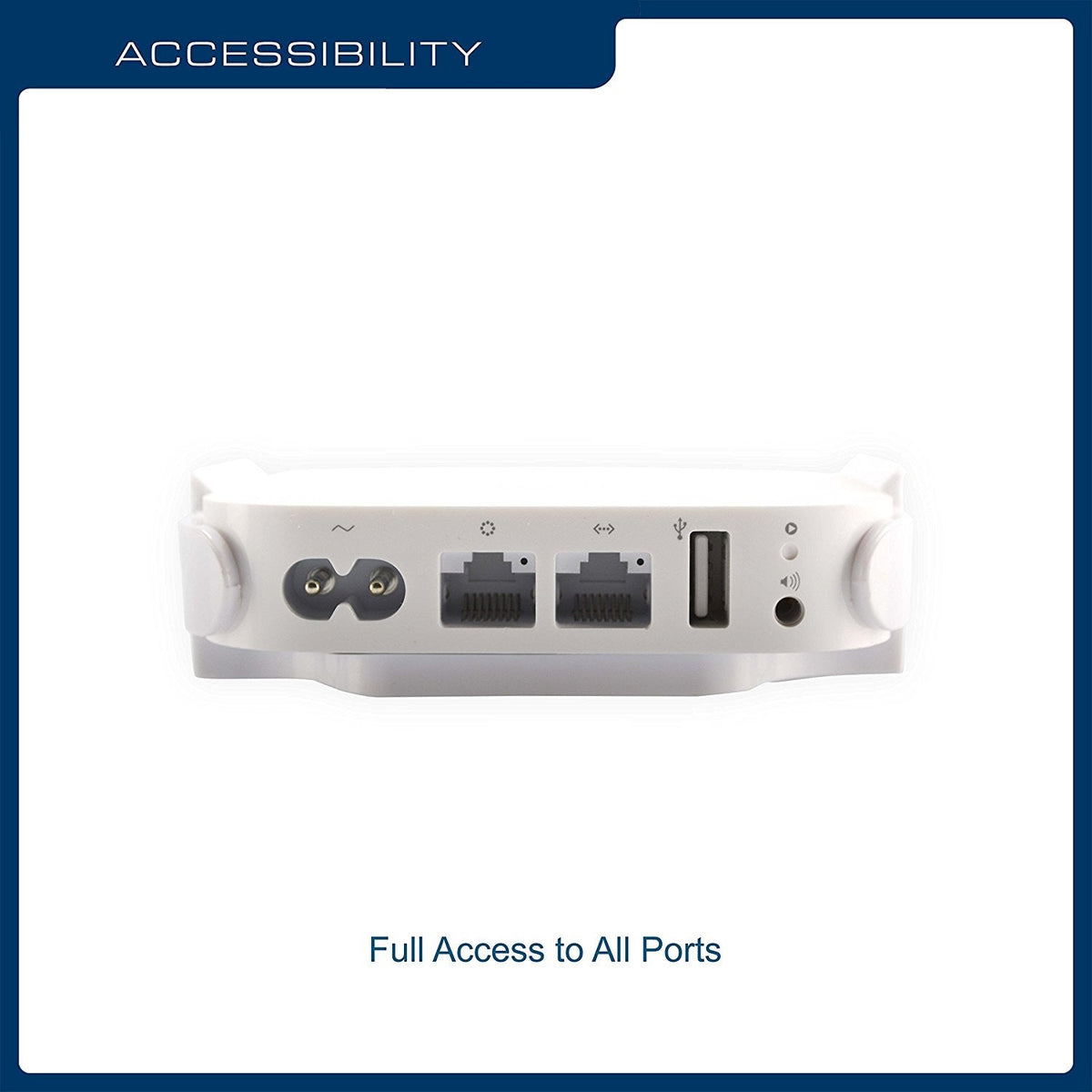 QualGear mount for apple tv/airport express base station (for 2nd & 3rd generation apple tvs).