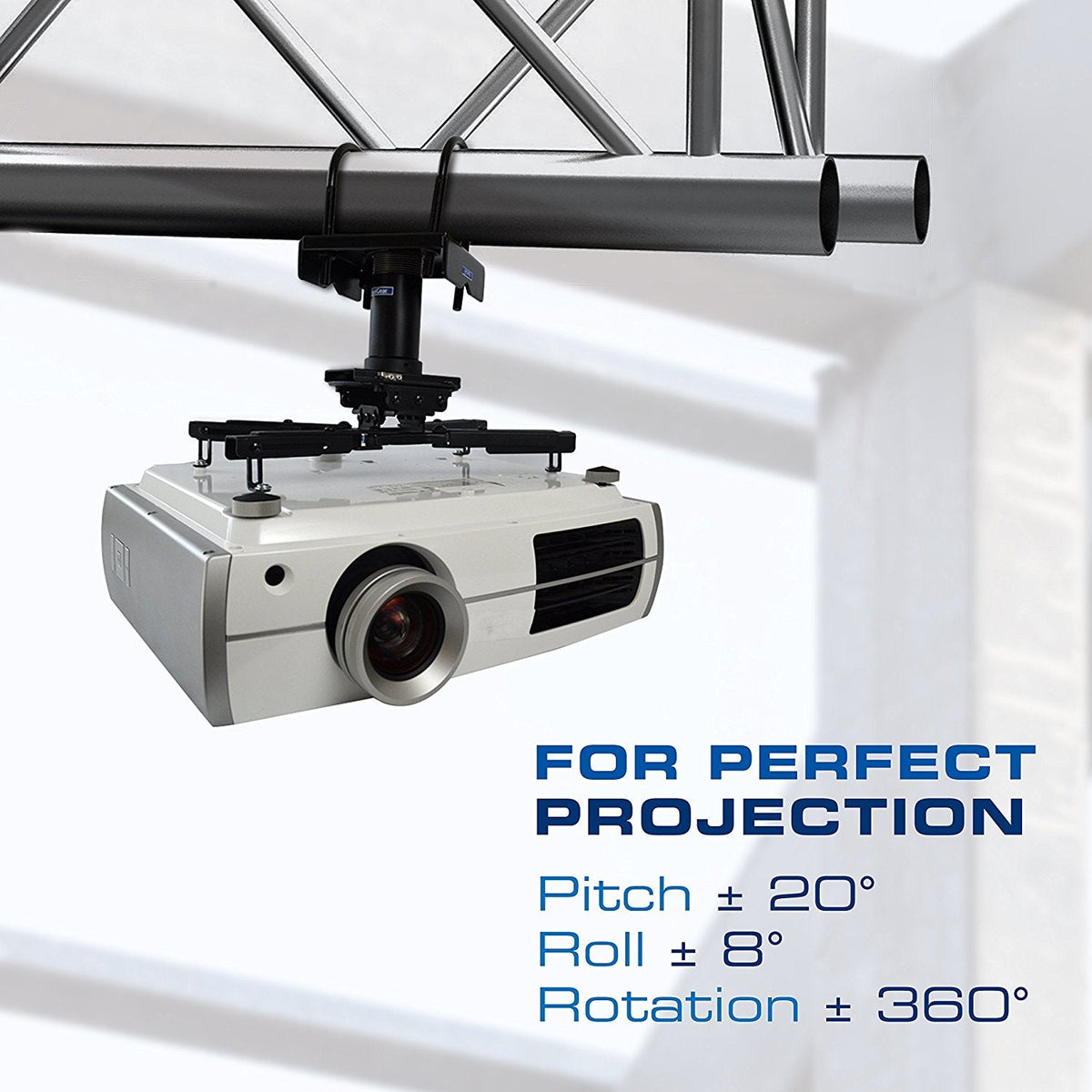 QualGear truss projector mount kit black.