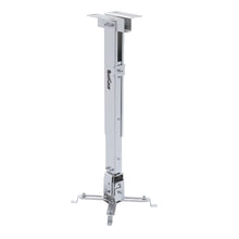 QualGear telescopic projector ceiling mount QG-PM-002-WHT in white, front view