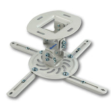 QualGear low profile projector ceiling mount short white.