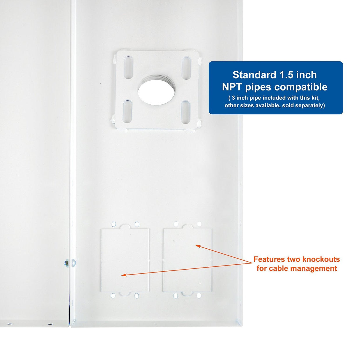 QualGear Pro-AV drop ceiling adapter 2'x2'.