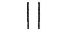 QualGear universal sound bar bracket 33 lb / 15 kg black.