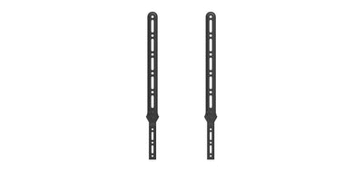QualGear universal sound bar bracket 33 lb / 15 kg black.