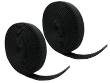QualGear reusable cable tie roll 3/4 in x 15 ft black 2 pack.