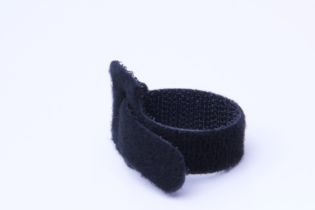 QualGear reusable cable ties 1/2 x 6 in black 50 pack.