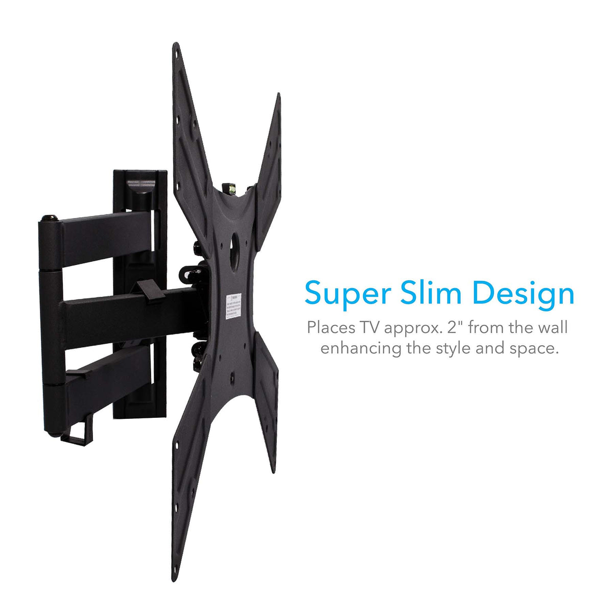 QG-TM-021-BLK super slim retracted profile view