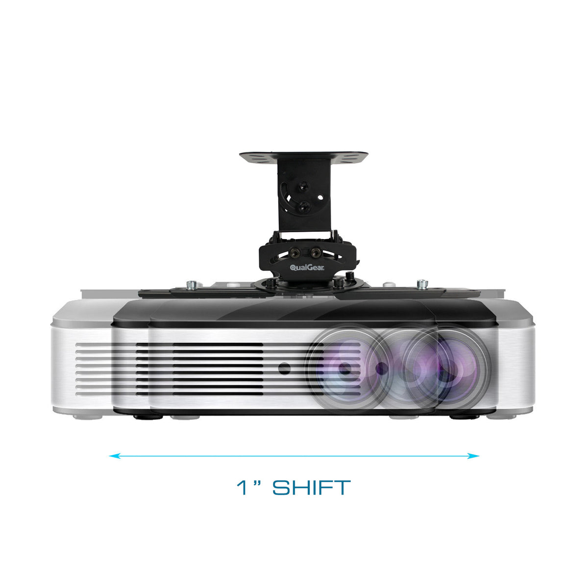QualGear Universal Projector Ceiling Mount