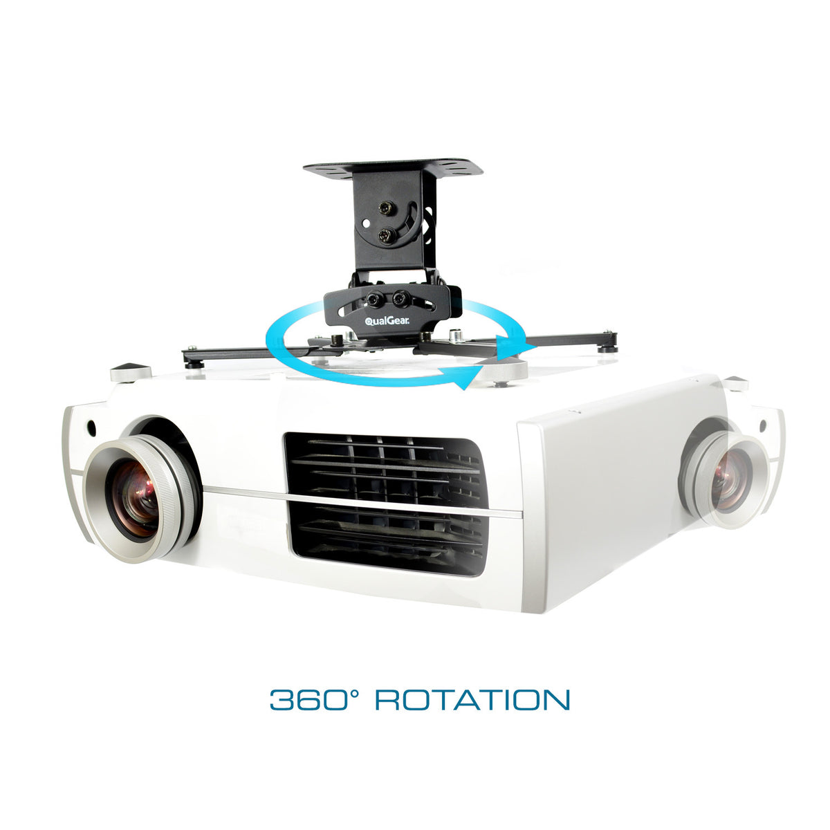 QualGear Universal Projector Ceiling Mount Installation
