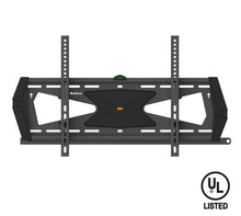 QualGear QG-TM-031-BLK heavy duty tilting TV wall mount, UL Listed, black, front view