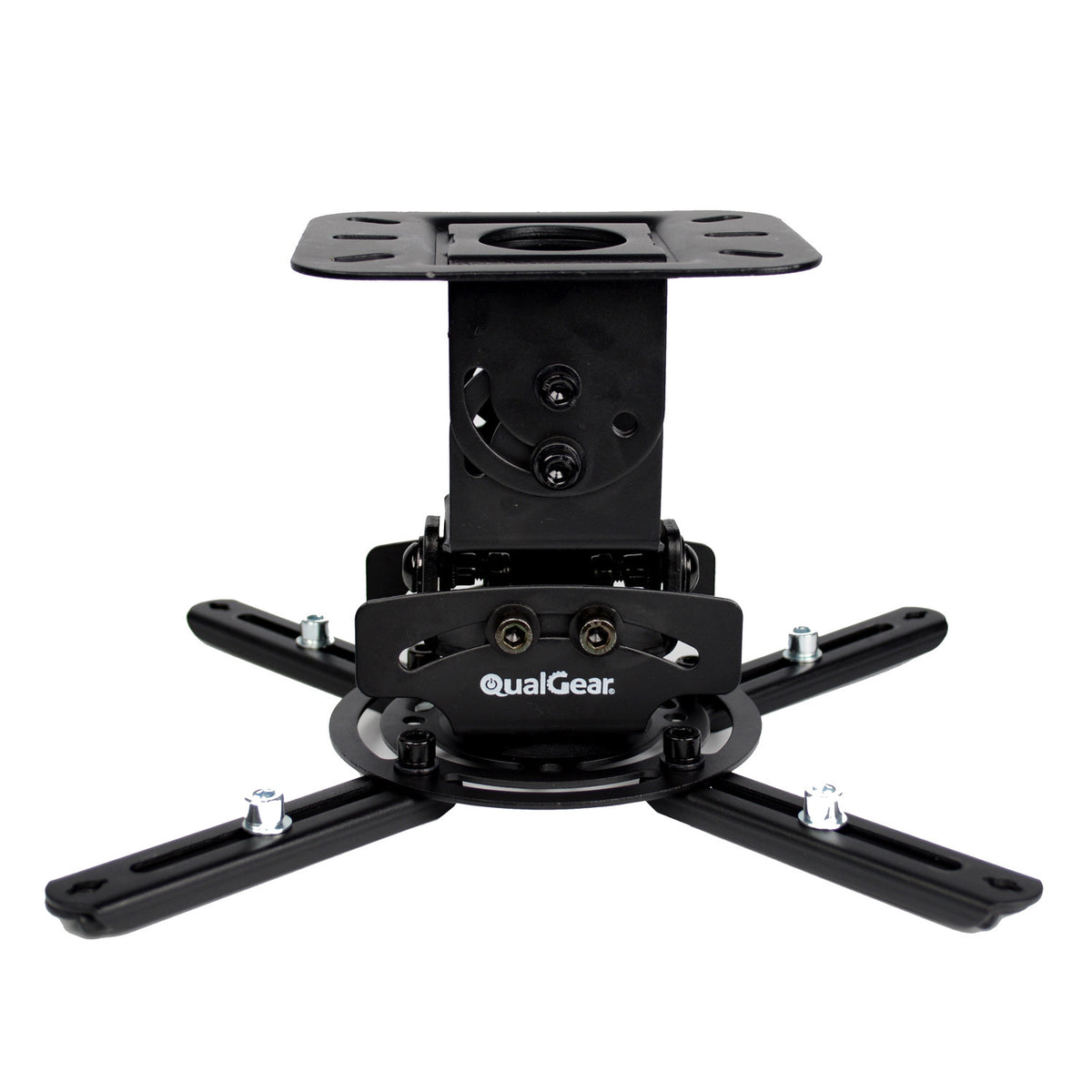 QualGear low profile universal projector ceiling mount black.