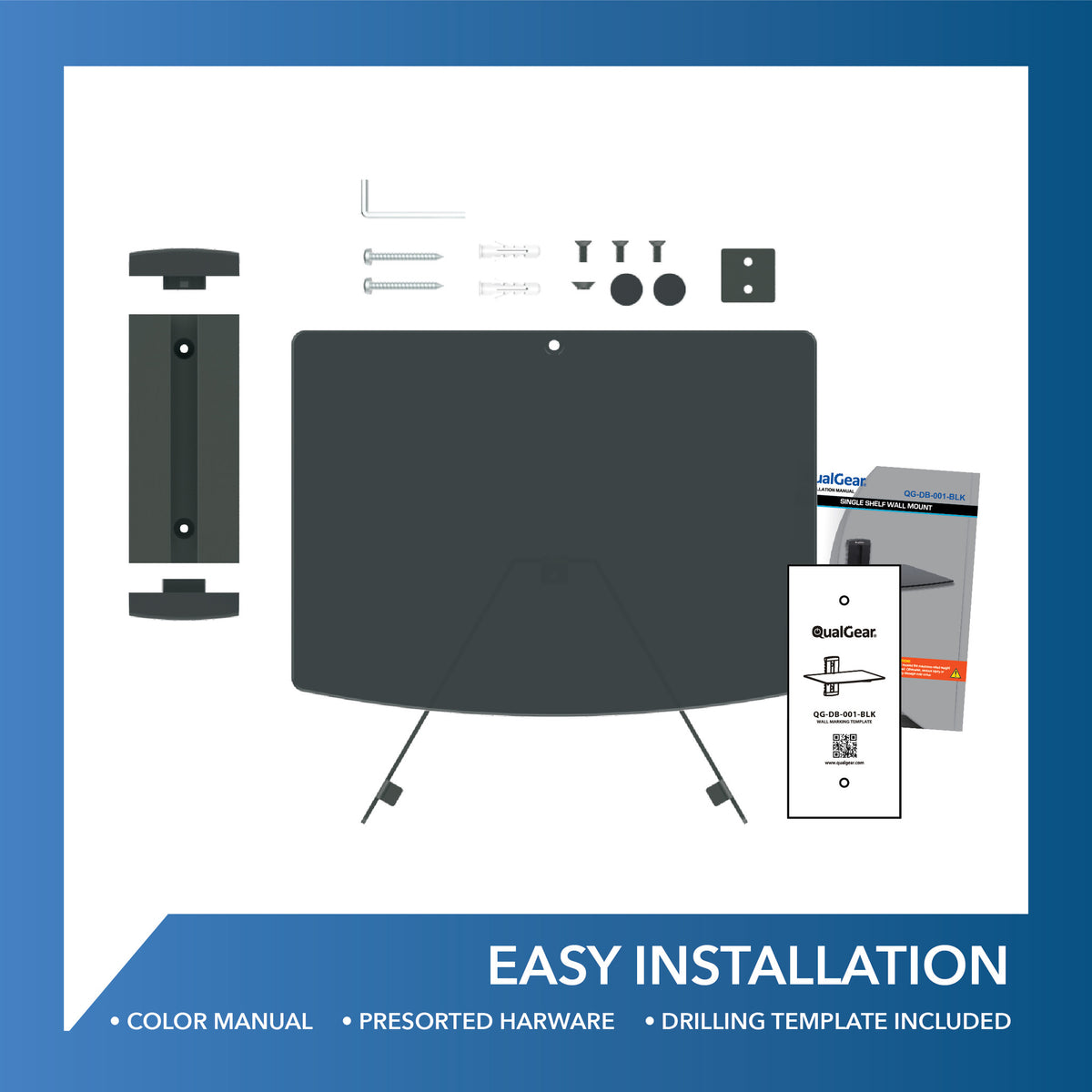  Single Shelf Wall Mount 