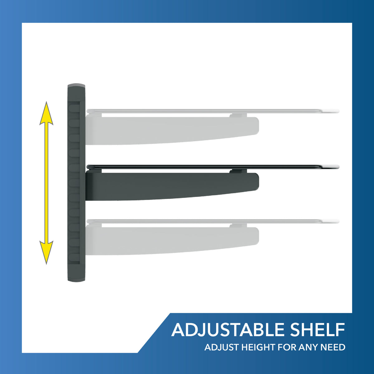 Dual Shelf Wall Mount 