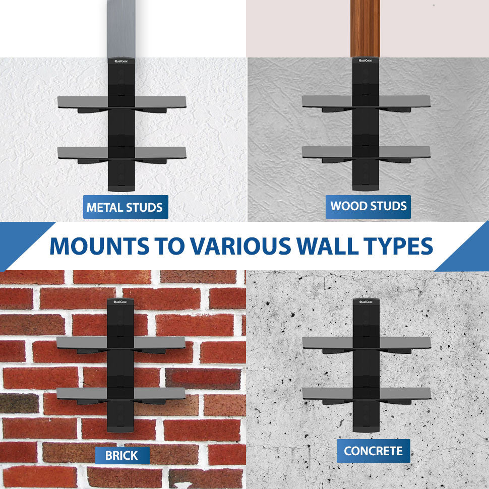 Dual Shelf Wall Mount Bracket