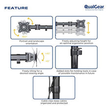 QualGear Monitor Desk Mount Specifications
