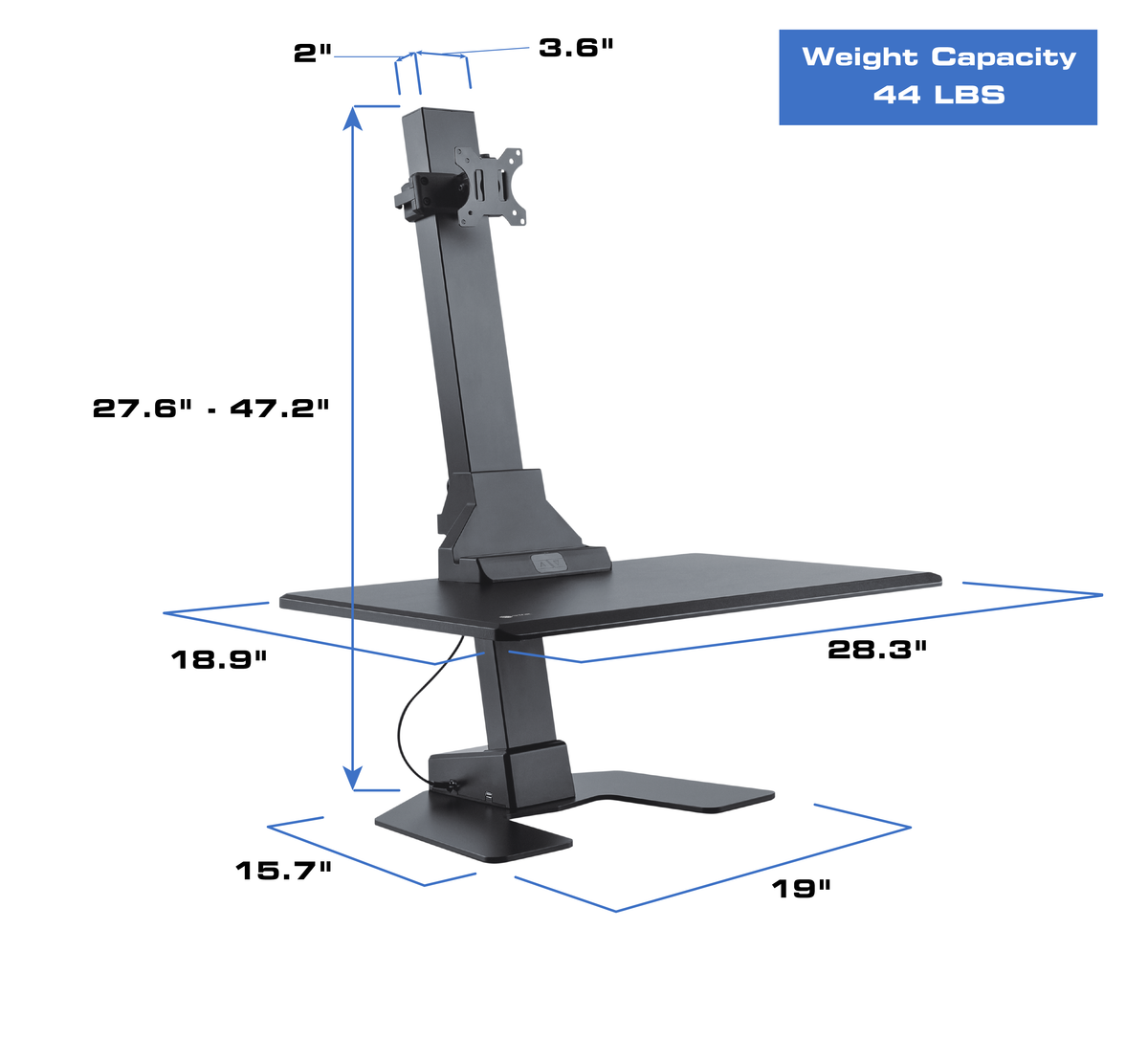 Star Ergonomics Height Adjusting Computer Desk Specifications