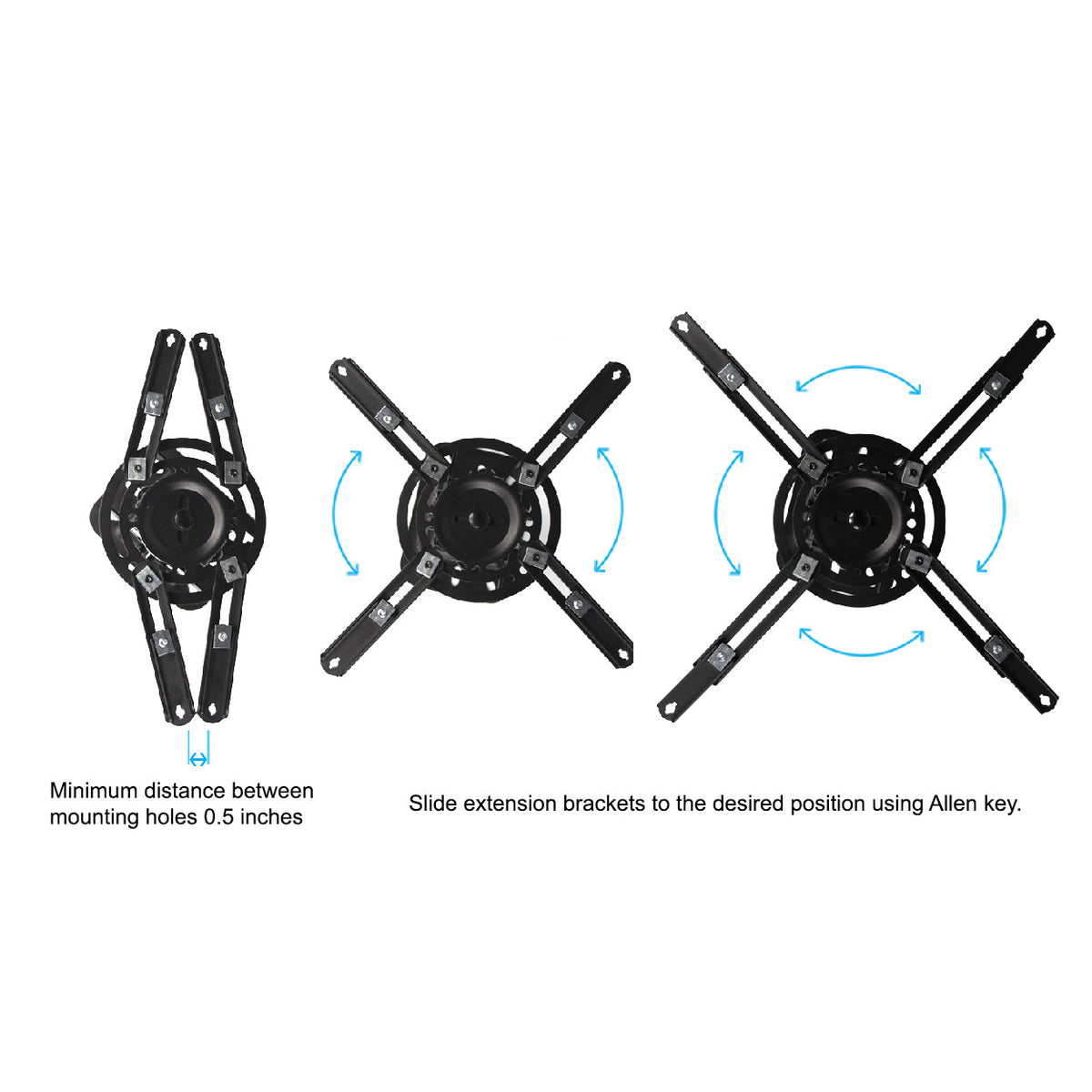 QualGear Universal Projector Ceiling Mount pictures