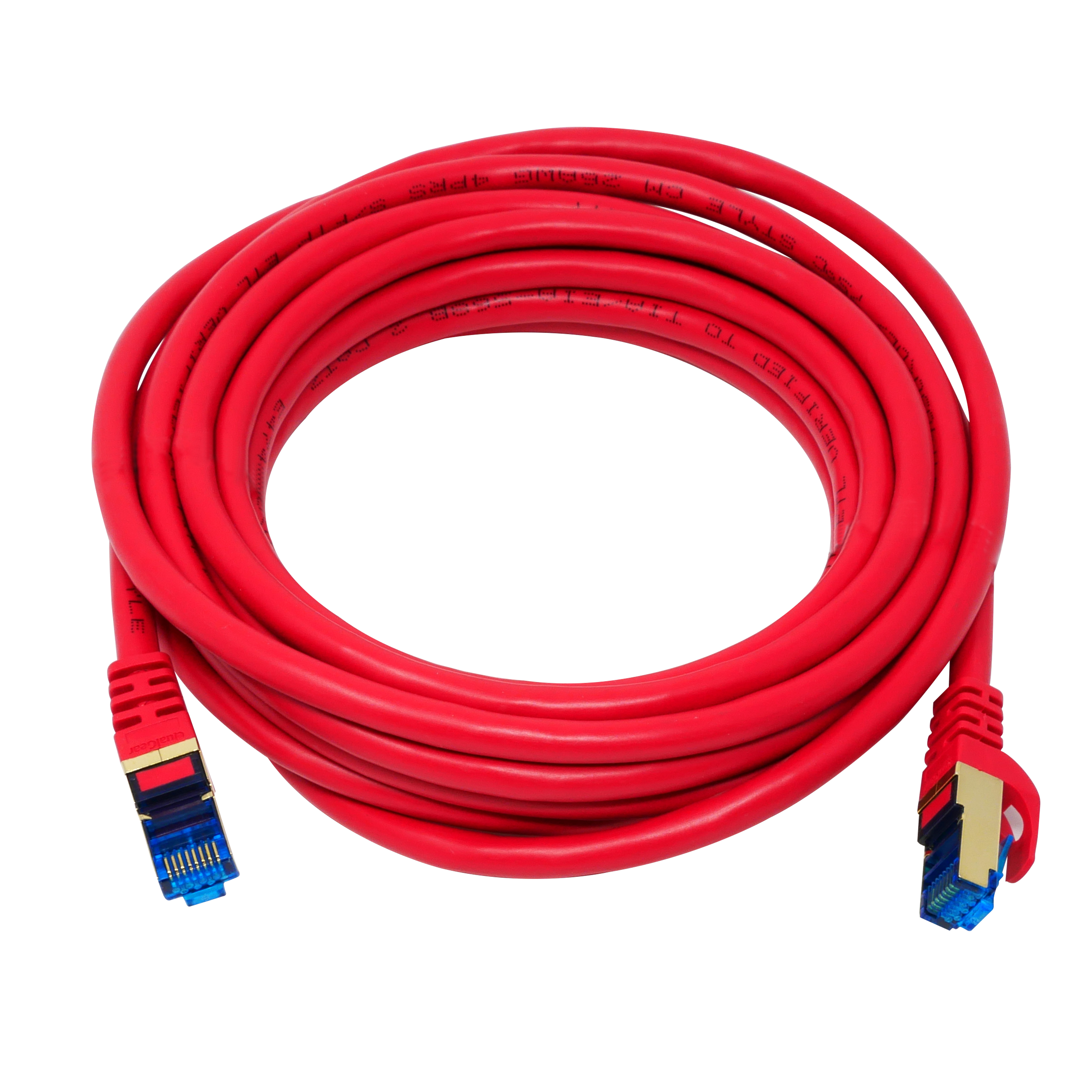 Other-QualGear QG-CAT7R-10FT-RED CAT 7 S/FTP Ethernet Cable Length